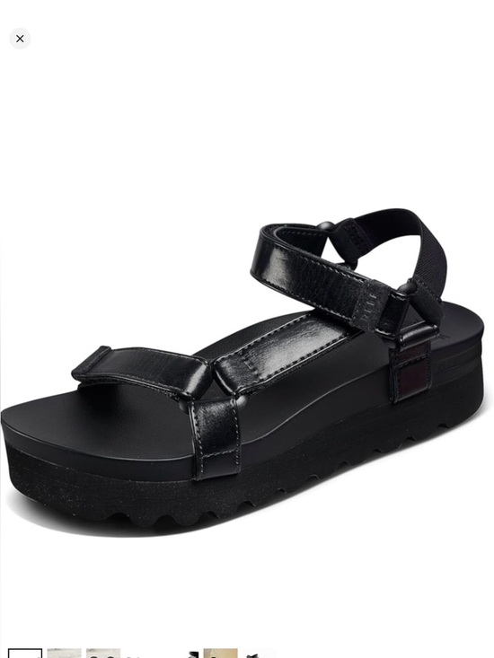 Reef Shoes - Reef Cushion Rem Hi black sandals Size 7.5